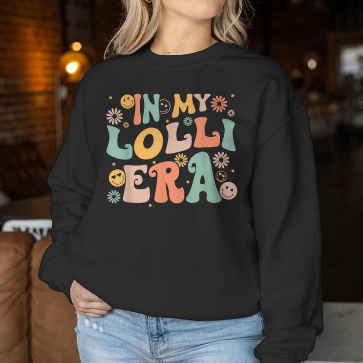 In My Lolli Era Baby Announcement For Lolli Mother's Day Women Sweatshirt Unique Gifts