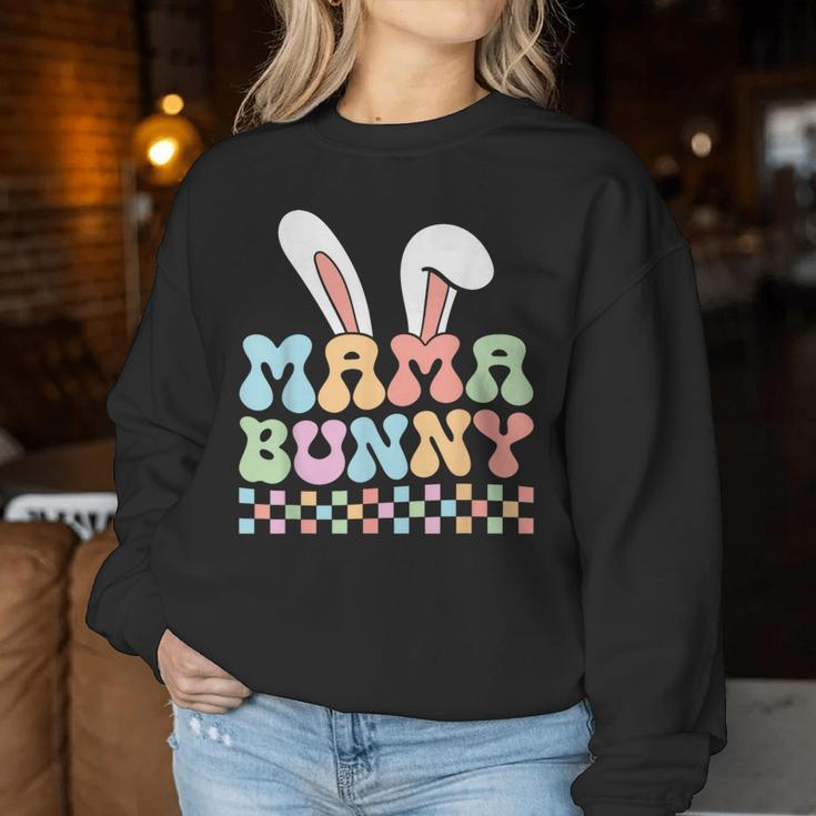 Mama Bunny Mom Pregnancy Matching Family Easter Women Sweatshirt Unique Gifts