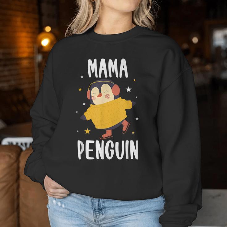 Mama Penguin Sweatshirt Frauen Lustige Geschenke