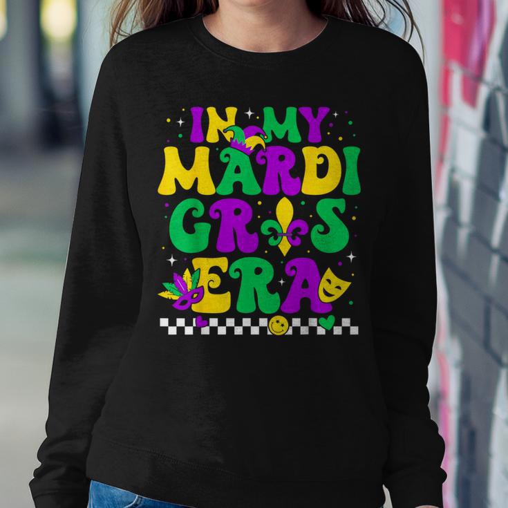 In My Mardi Gras Era Retro Groovy Carnival Party Women Women Sweatshirt Unique Gifts