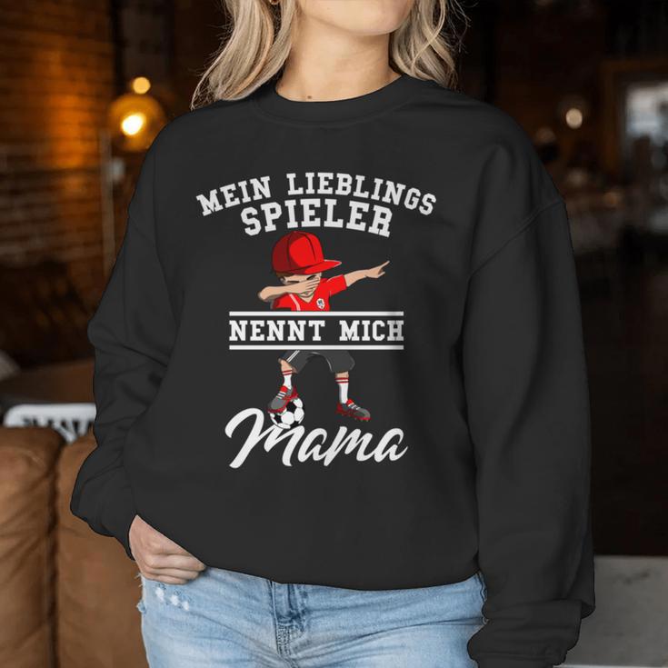 Mein Lieblings Spieler Nennt Mich Mama Football Mama Sweatshirt Frauen Lustige Geschenke