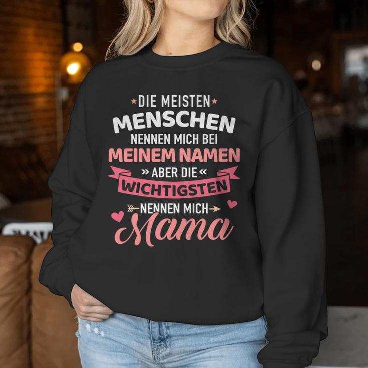 Meisten Menschen Nennen Mich Beim Namen Hauptmama Sweatshirt Frauen Lustige Geschenke