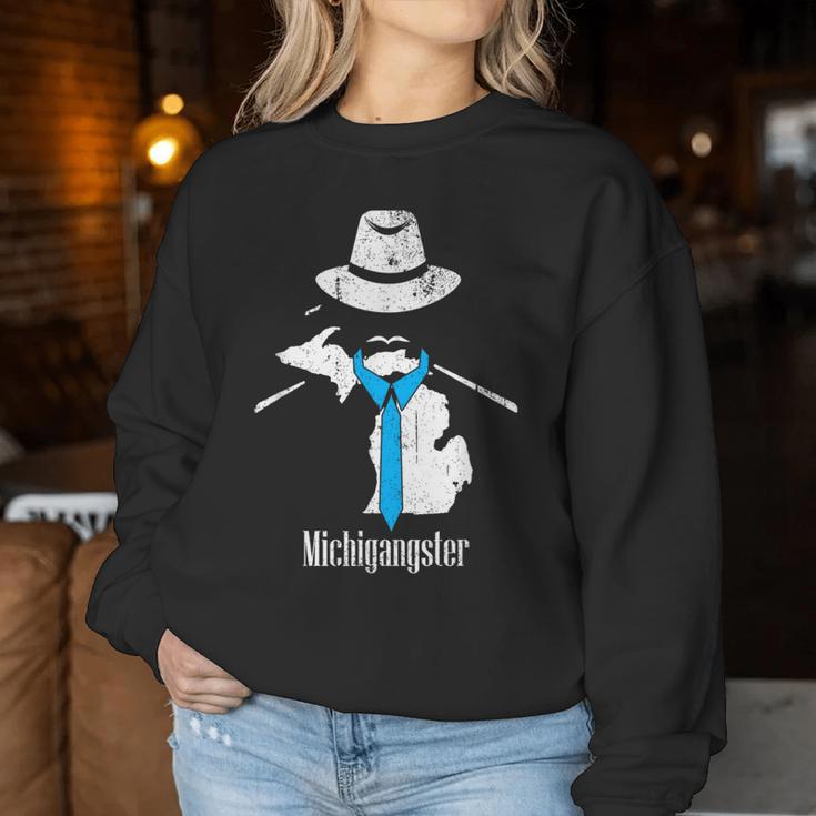 Michigan Great Lakes Lover Summer Michigangster Women Sweatshirt Unique Gifts