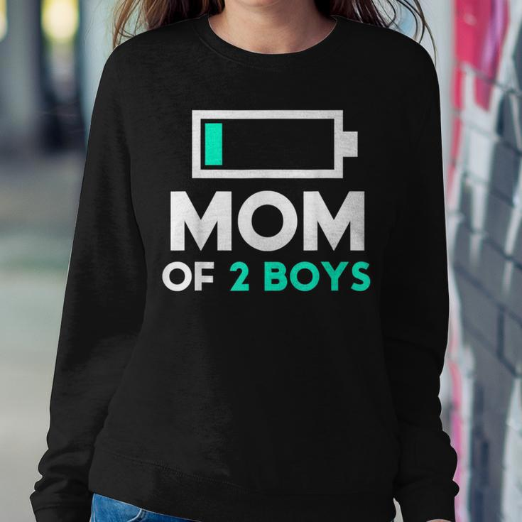 Mom Of 2 Boys From Son To Birthday Women Women Sweatshirt Unique Gifts