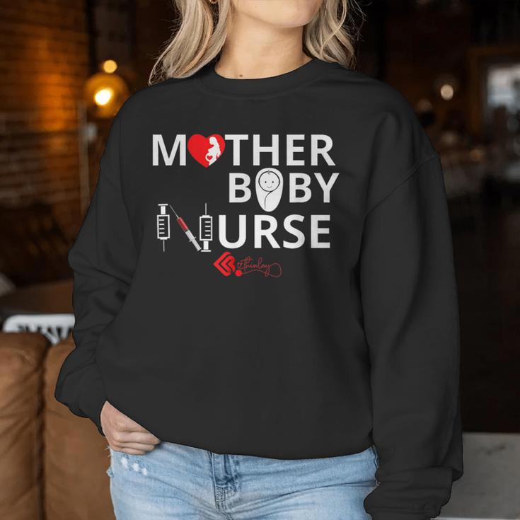 Mother Baby Rn Ob Nurse Women Sweatshirt Unique Gifts