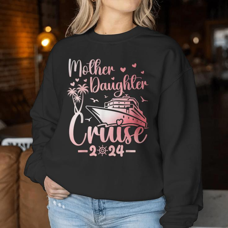 Mother Daughter Cruise 2024 Family Vacation Trip Matching Women Sweatshirt Personalized Gifts