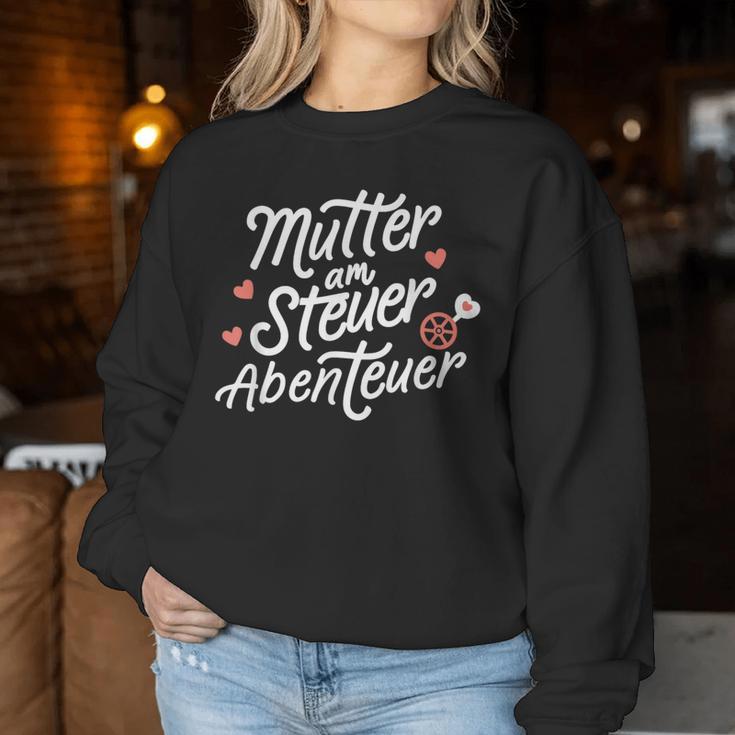 Mutter Am Steuer Abenteuer Lustig Spruch Mama Muttertag Sweatshirt Frauen Lustige Geschenke