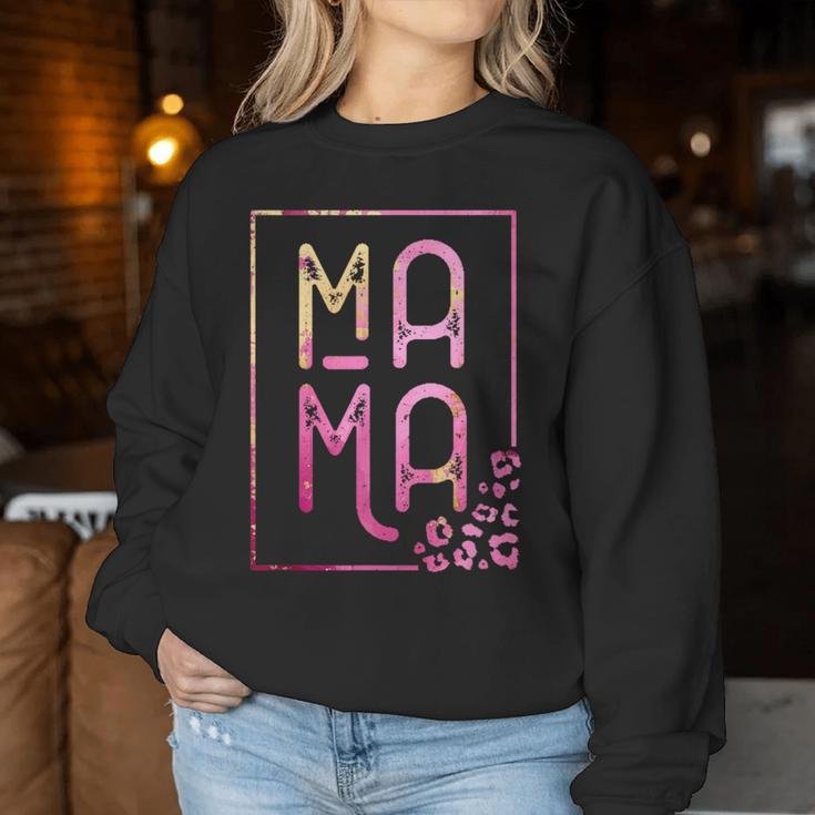 Muttertag Ma Ma Rosa Mom Life Muttertag Mama Modus Sweatshirt Frauen Lustige Geschenke