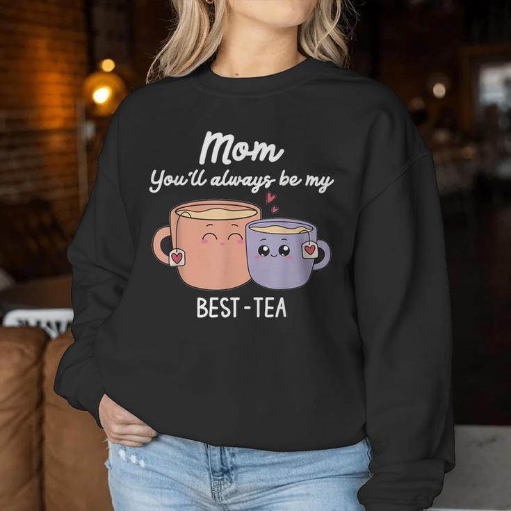 Muttertagszitat Mama Du Wirst Immer Mein Bester Frauentag Sweatshirt Frauen Lustige Geschenke