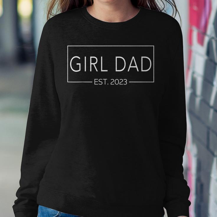 New Girl Dad Est 2023 Girl Dad To Be New Daddy Women Sweatshirt Unique Gifts