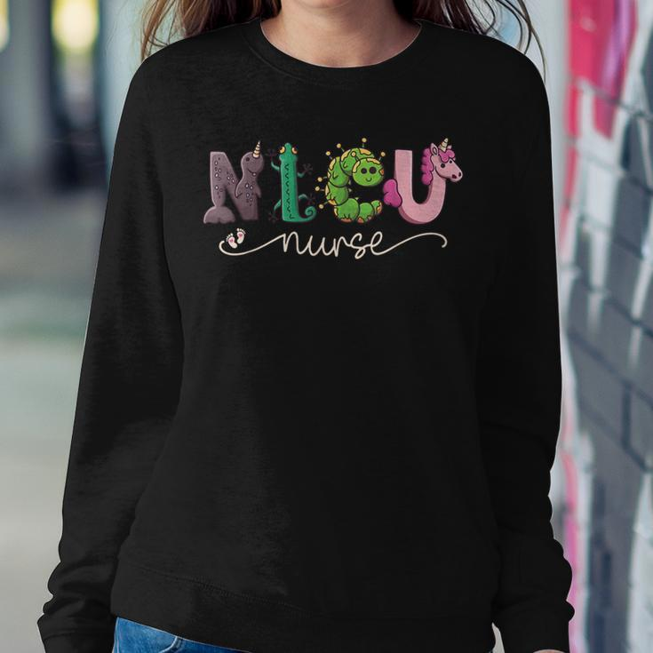 Nicu Nurse Cute Baby Animal Nursing Appreciation Women Sweatshirt Funny Gifts