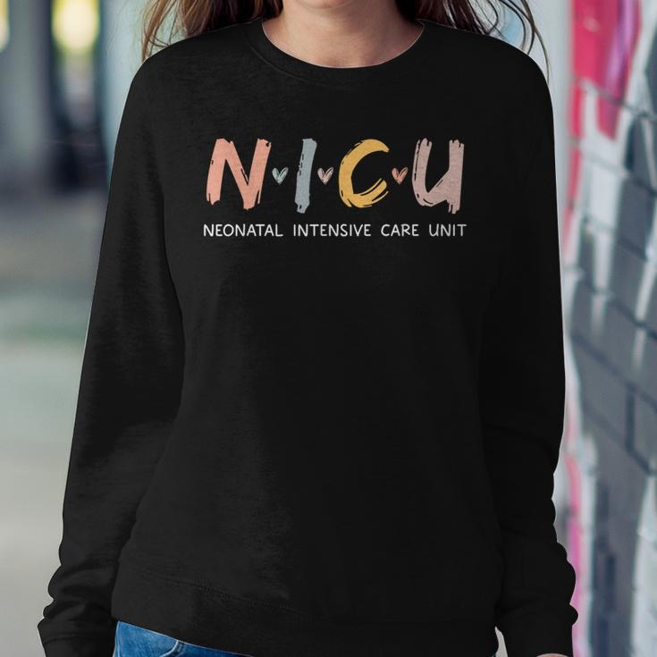 Nicu Nurse Neonatal Intensive Care Unit Nursing Women Sweatshirt Unique Gifts