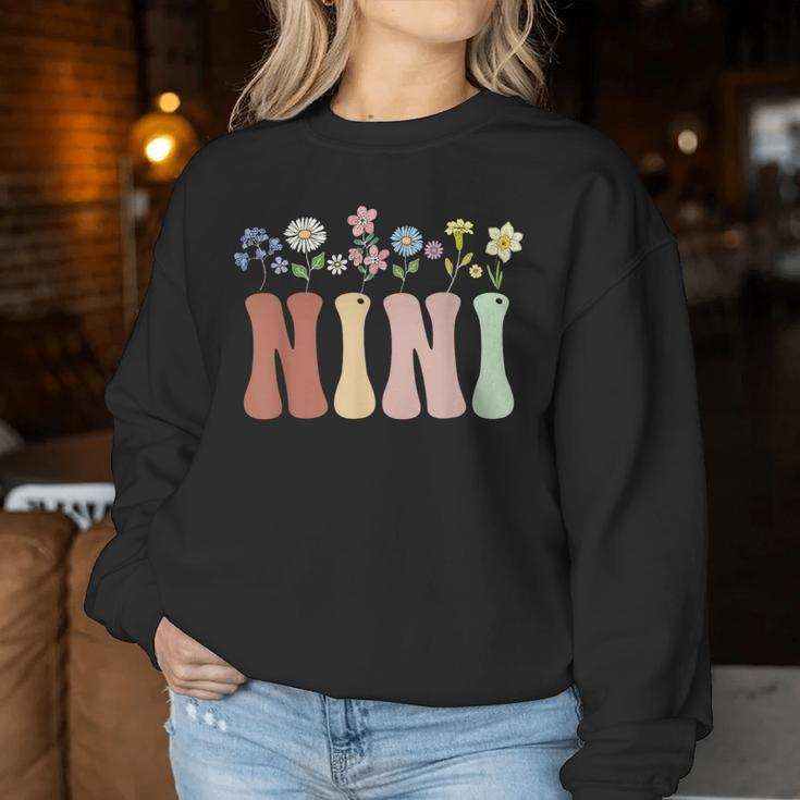 Nini Wildflower Floral Nini Women Sweatshirt Unique Gifts
