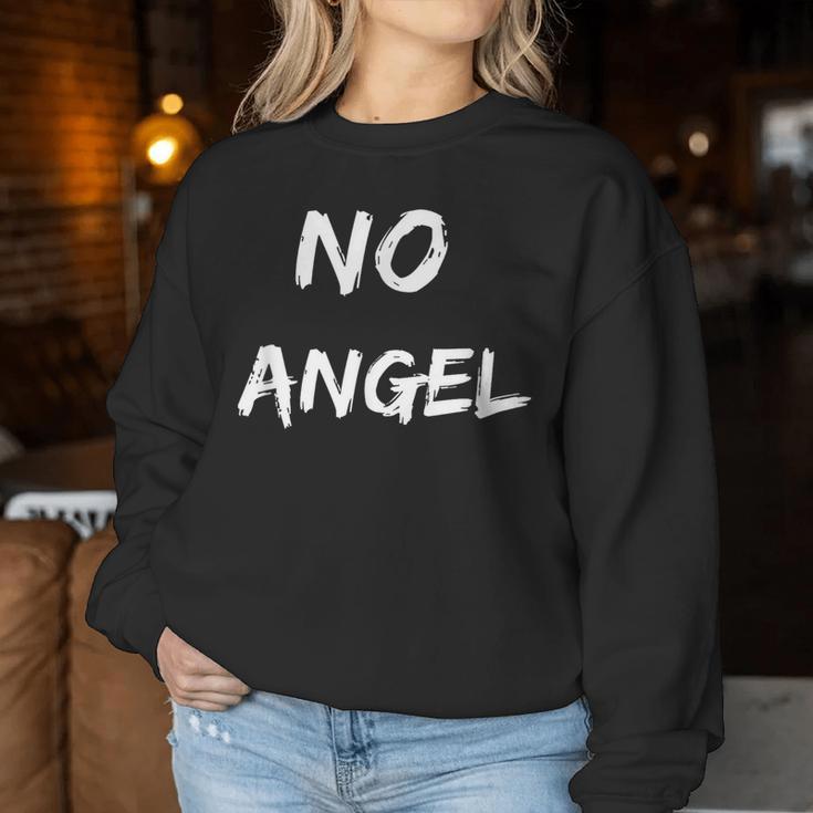 No Angel Girls Sweatshirt Frauen Lustige Geschenke