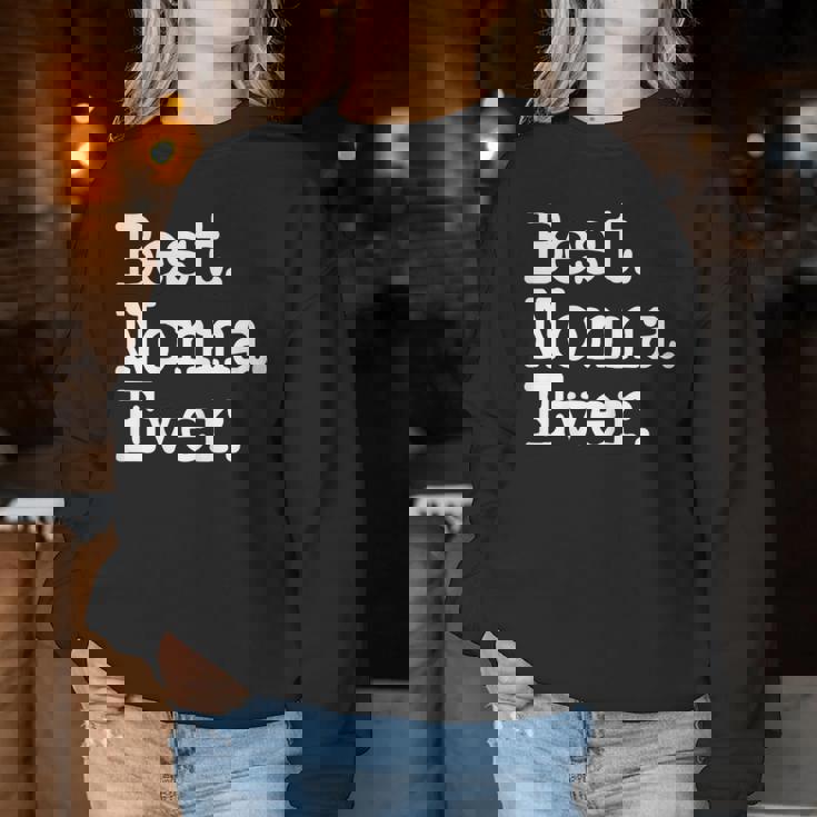 Nonna Mejor Nonna Ever Sudadera Mujer Regalos divertidos