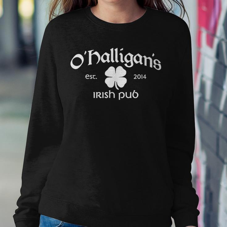O'halligan's Irish Pub Whiskey And Beer Bar Women Sweatshirt Unique Gifts