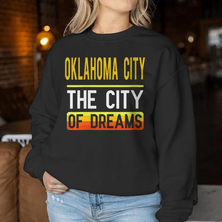 Oklahoma City The City Of Dreams Oklahoma Souvenir Women Sweatshirt Unique Gifts