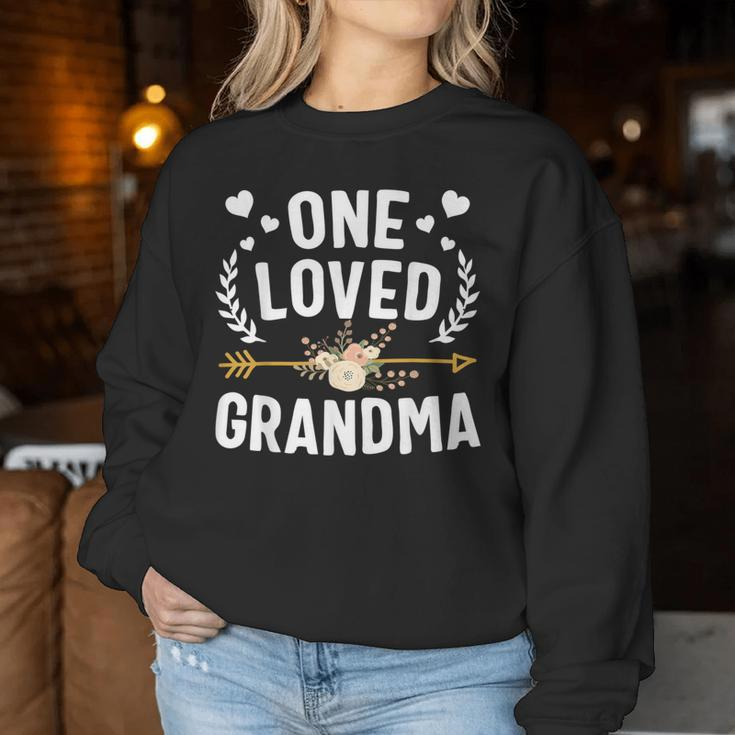 One Loved Grandma Cute Women Sweatshirt Unique Gifts