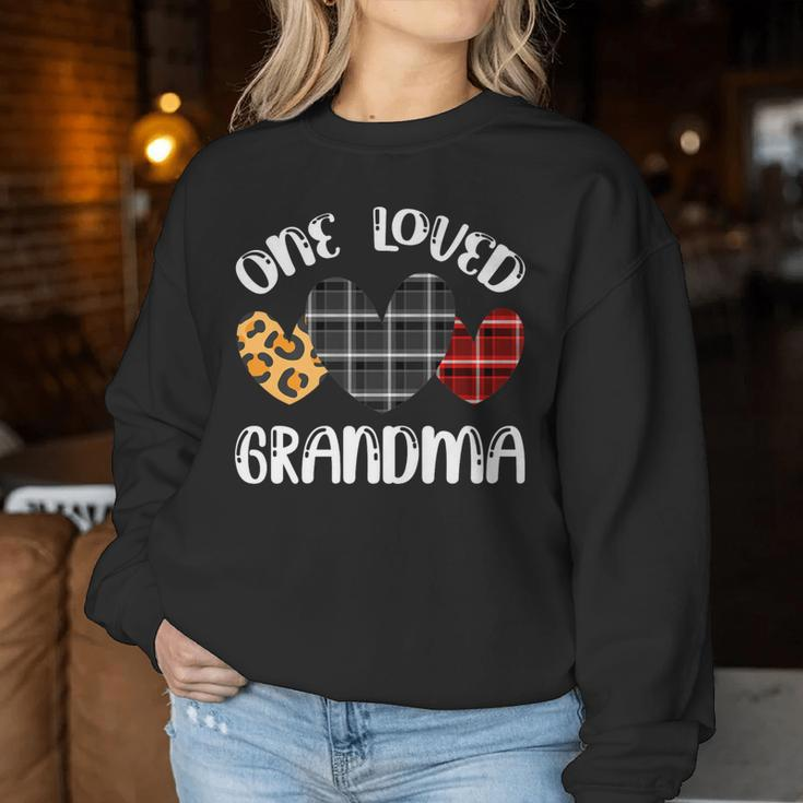 One Loved Grandma Proud Mother's Day Thanksgiving Valentines Women Sweatshirt Unique Gifts