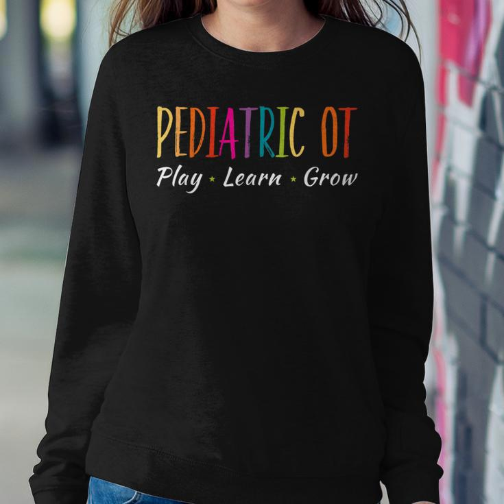 Pediatric Ot Rainbow Occupational Therapy Therapist Women Sweatshirt Unique Gifts