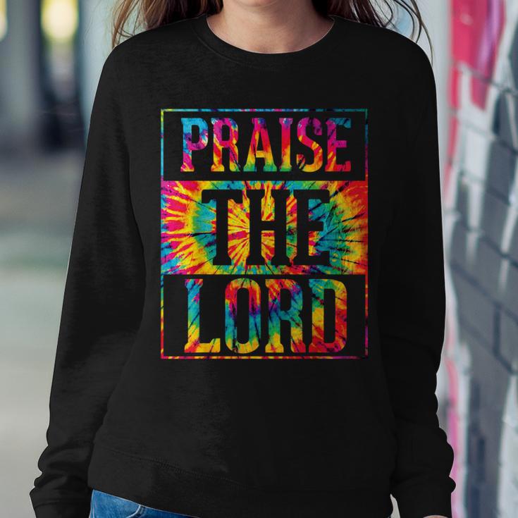 Praise The Lord Christian Faith Tie Dye Cute Christianity Women Sweatshirt Unique Gifts