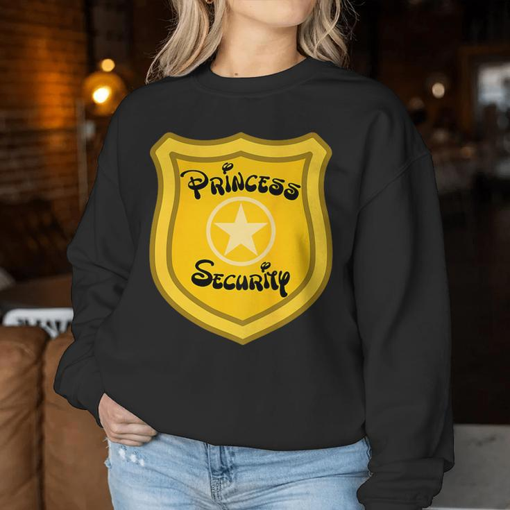 Princess Security Guard Family Birthday Dad Mom Daughter Women Sweatshirt Unique Gifts