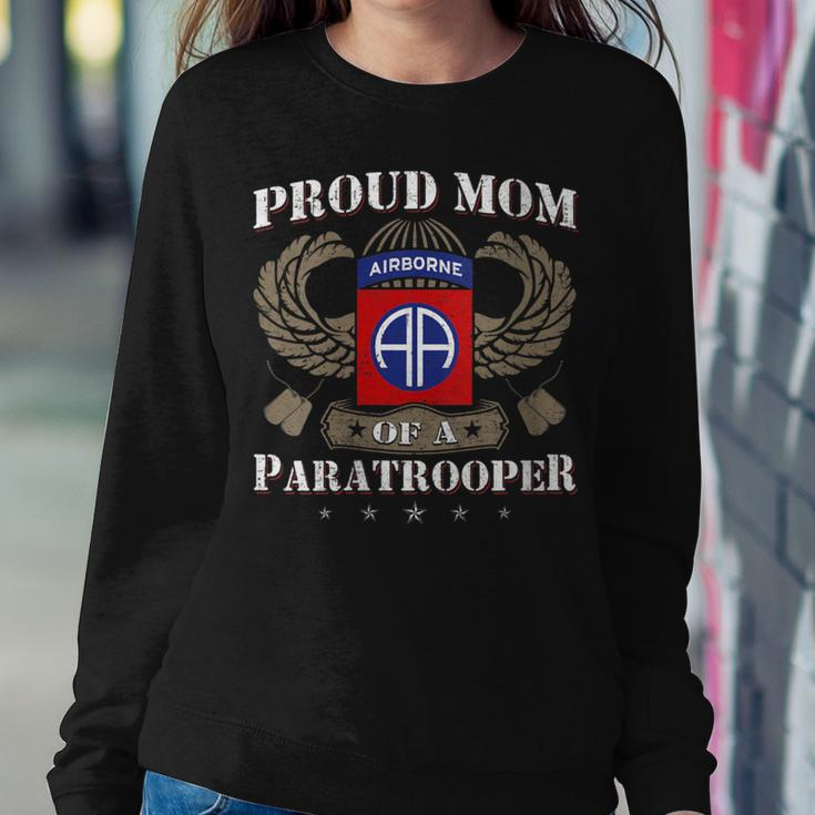 Proud Mom Of A Us Army 82Nd Airborne Division Paratrooper Women Sweatshirt Unique Gifts