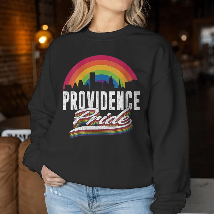 Providence Pride Lgbt Lesbian Gay Bisexual Rainbow Lgbtq Women Sweatshirt Unique Gifts