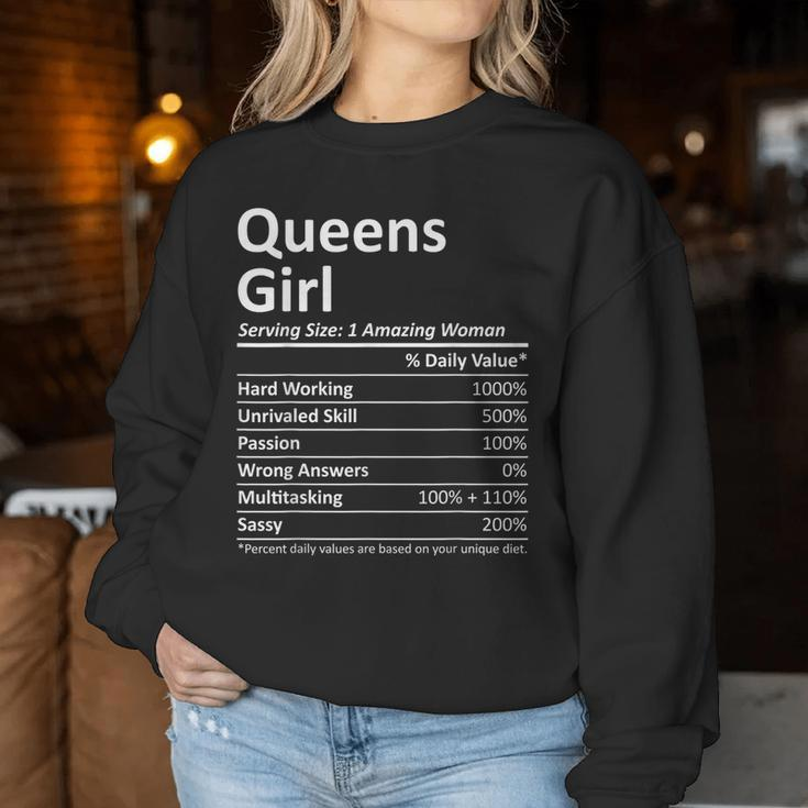 Queens Girl Ny New York City Home Roots Usa Women Sweatshirt Unique Gifts