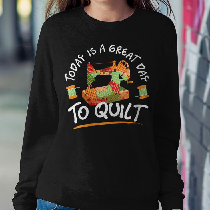 Quilting Quilt Sewing Machine Sew Sewer Quilter Women Sweatshirt Unique Gifts