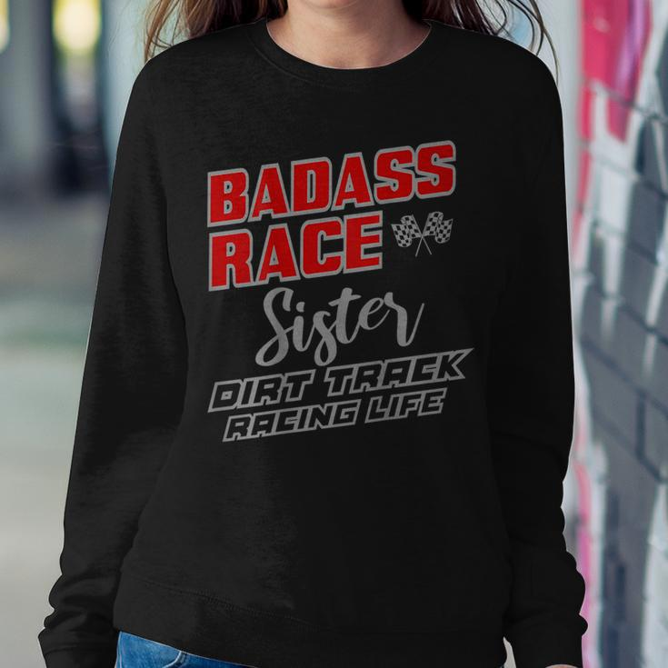 Race Sister Stock Car Dirt Track Racing Women Sweatshirt Unique Gifts