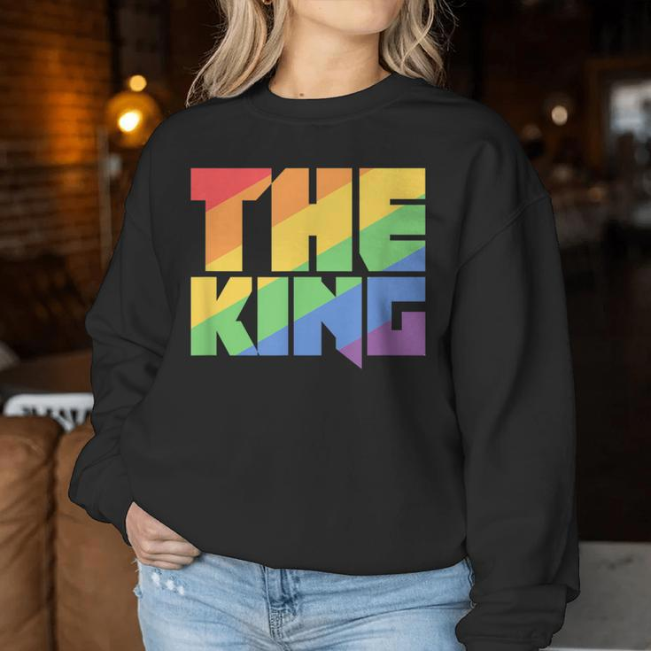 Rainbow Lgbtq Drag King Women Sweatshirt Unique Gifts