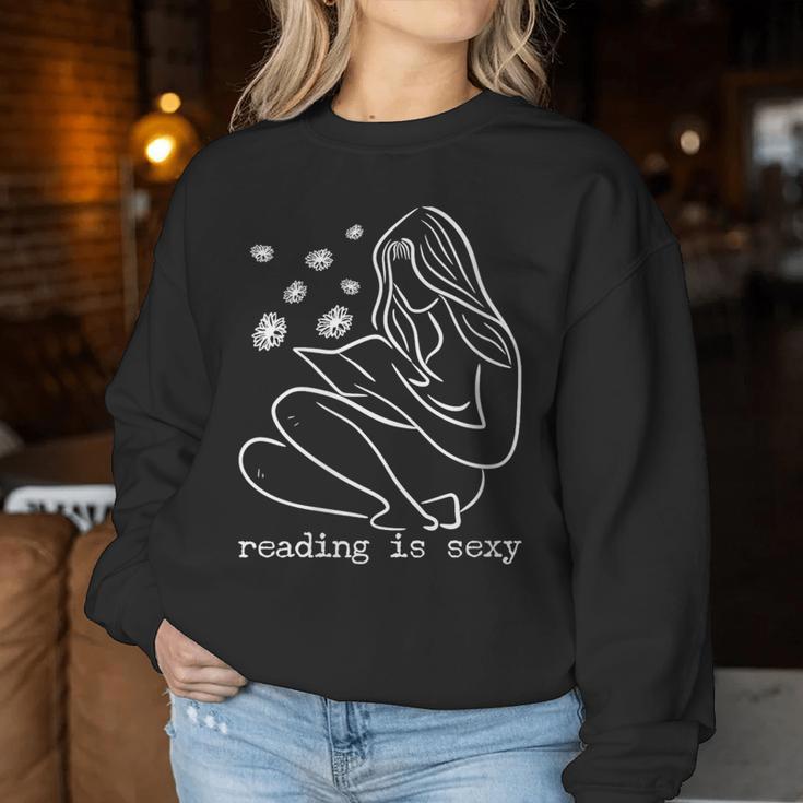 Reading Is Sexy Bookworm For Book Lovers Women Women Sweatshirt Unique Gifts