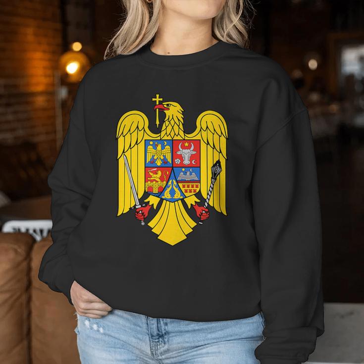 Romania Romania Romanian Eagle Sweatshirt Frauen Lustige Geschenke