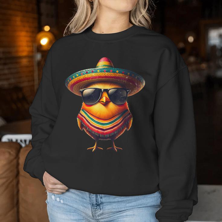 Rooster Mexican Cinco De Mayo Chicken Lover Women Sweatshirt Unique Gifts