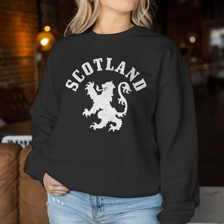Scotland Vintage Lion Scottish Pride Uk Women Sweatshirt Unique Gifts