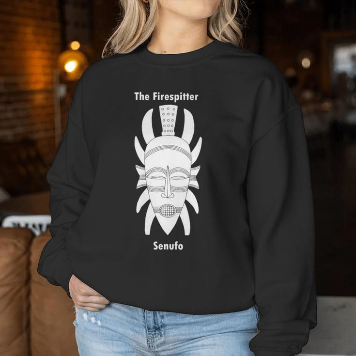 Senufo The Firespitter A Traditional African Mask Women Sweatshirt Unique Gifts