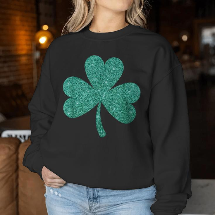 Shamrock St Patrick's Day Girls Irish Ireland Women Sweatshirt Funny Gifts