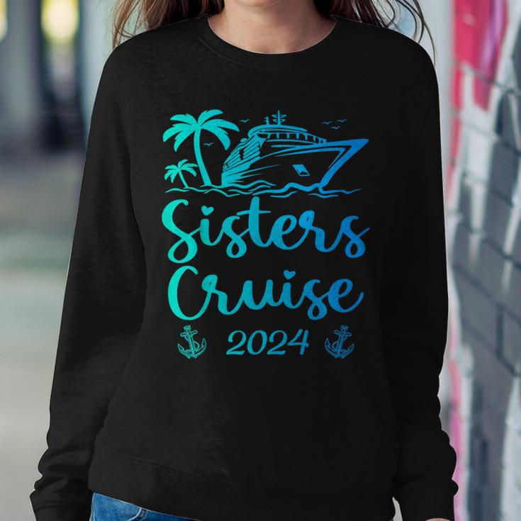 Sisters Cruise 2024 Sister Cruising Vacation Trip Women Sweatshirt Unique Gifts