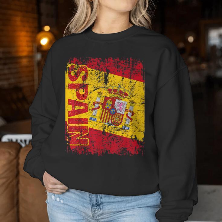 Spain Flag Women's Children's Spain Sweatshirt Frauen Lustige Geschenke