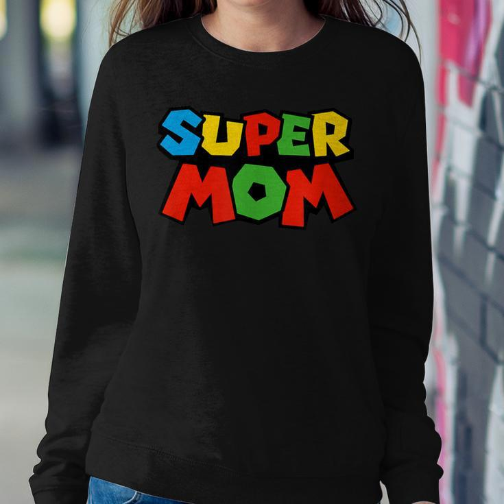 Super Mom Gamer Women Sweatshirt Unique Gifts