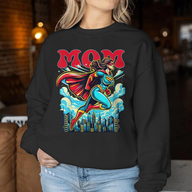 Superhelden-Mama Sweatshirt Frauen Lustige Geschenke