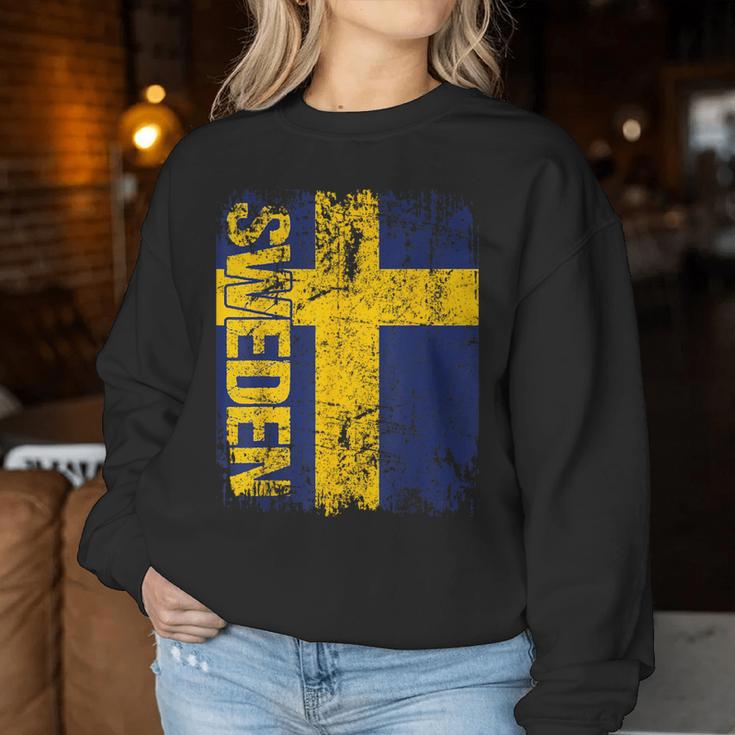 Sweden Flag Women's Children's Sweden Sweatshirt Frauen Lustige Geschenke