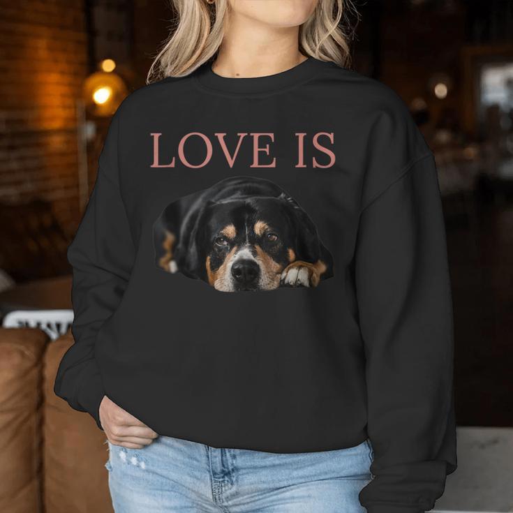 Swiss Mountain Dog Appenzeller Sennenhund Mama Papa Hund Sweatshirt Frauen Lustige Geschenke