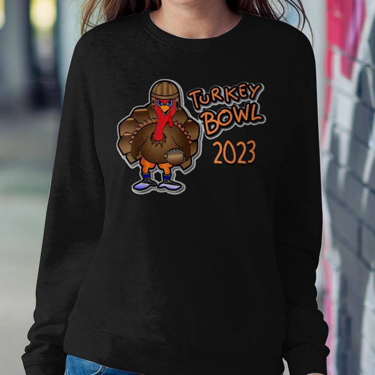 Turkey Bowl 2023 Thanksgiving Day Football Game Women Sweatshirt Funny Gifts