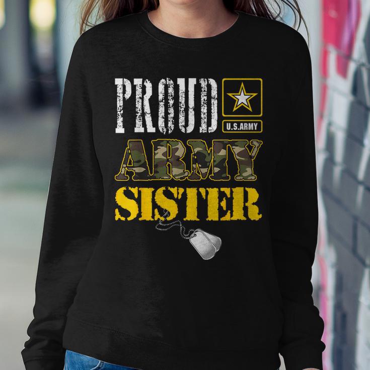 US Army Proud Us Army Sister Military Pride Women Sweatshirt Unique Gifts