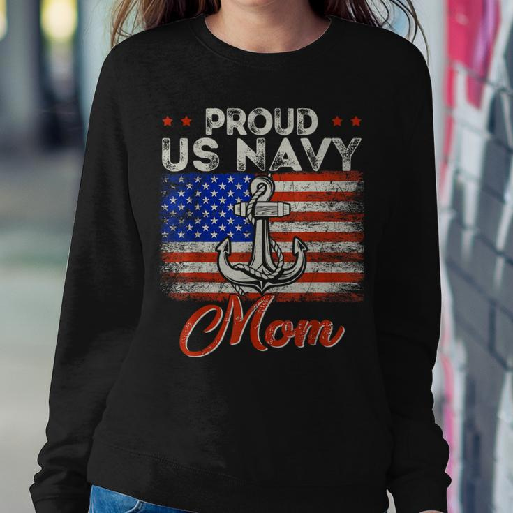 Us Na Vy Proud Mother Proud Us Na Vy For Mom Veteran Day Women Sweatshirt Funny Gifts