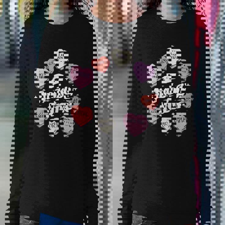 Valentines Day Oncology Nurse Cancer Support Groovy Hearts Women Sweatshirt Unique Gifts Valentines Day Oncology Nurse Cancer Support Groovy Hearts Women Sweatshirt Unique Gifts