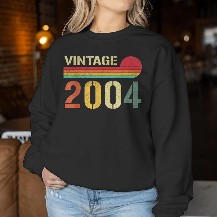 Vintage 2004 20 Year Old 20Th Birthday For Women Women Sweatshirt Unique Gifts