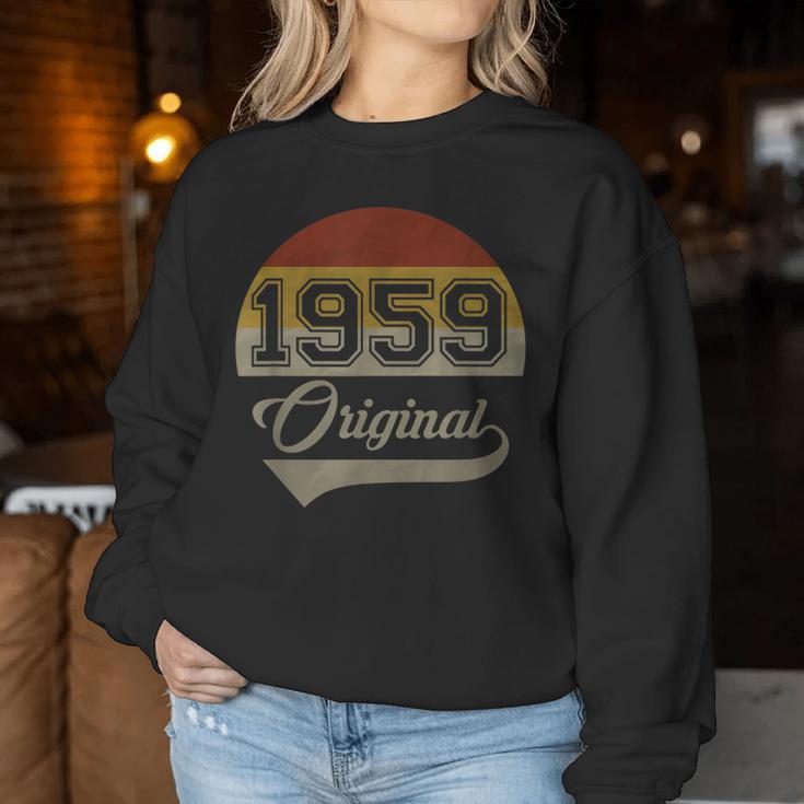 Vintage 62Nd Birthday Man Woman Original 1959 Women Sweatshirt Unique Gifts